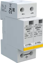 Citel DS50PV-500/51 SPD, type 2, PV, plug-in, 500VDC, 15kA